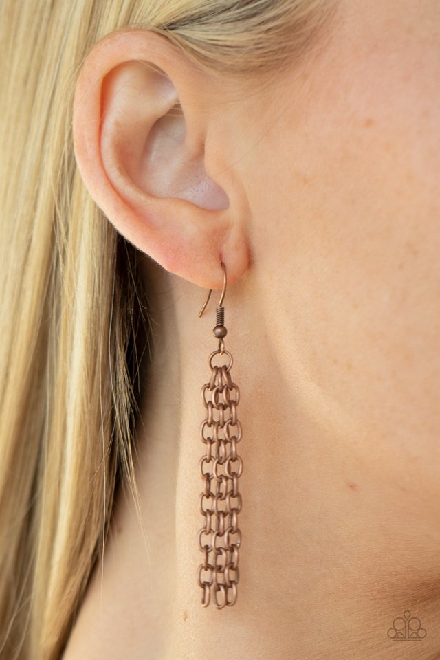 Rustic Renaissance - Copper - Paparazzi Necklace Image