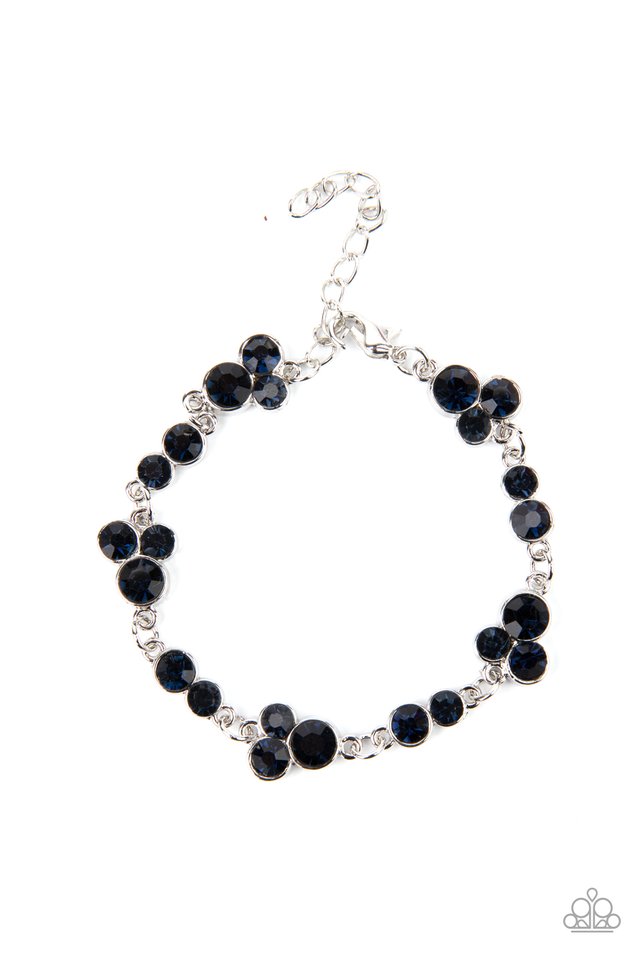 Social GLISTENING - Blue - Paparazzi Bracelet Image