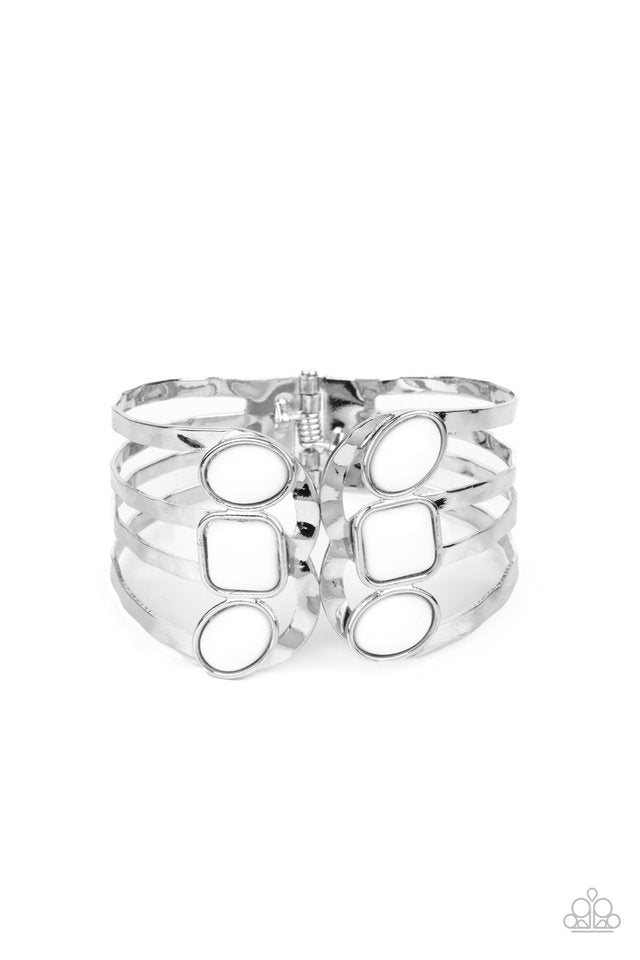 Mystified - White - Paparazzi Bracelet Image