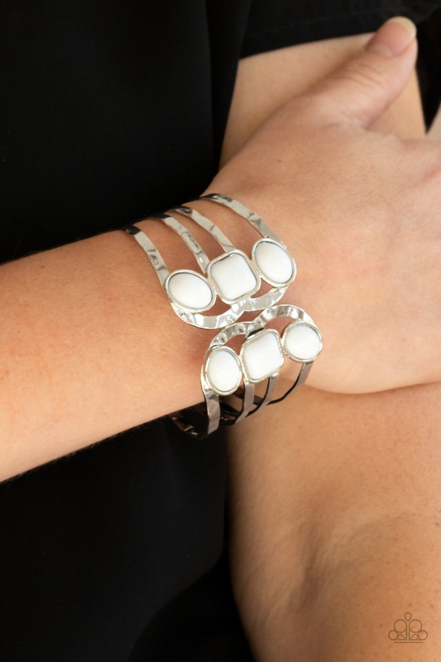 Mystified - White - Paparazzi Bracelet Image