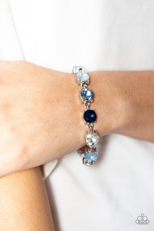 Celestial Couture - Blue - Paparazzi Bracelet Image