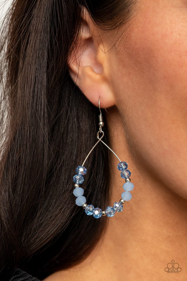 Wink Wink - Blue - Paparazzi Earring Image