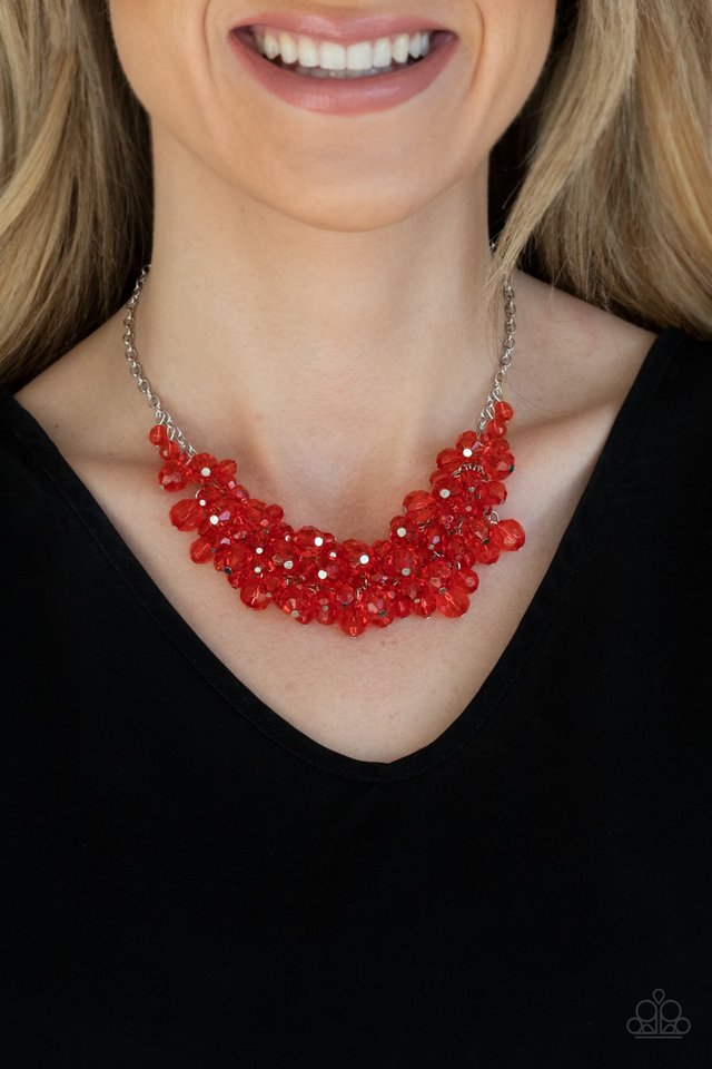 Let The Festivities Begin - Red - Paparazzi Necklace Image