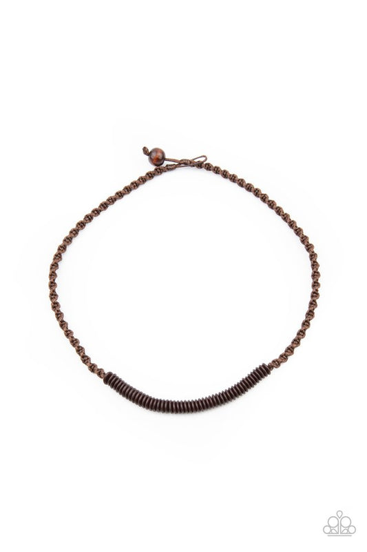 Plainly Primal - Brown - Paparazzi Necklace Image