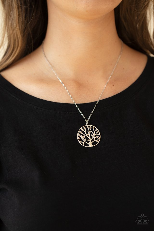 Save The MONEY Trees - Brown - Paparazzi Necklace Image
