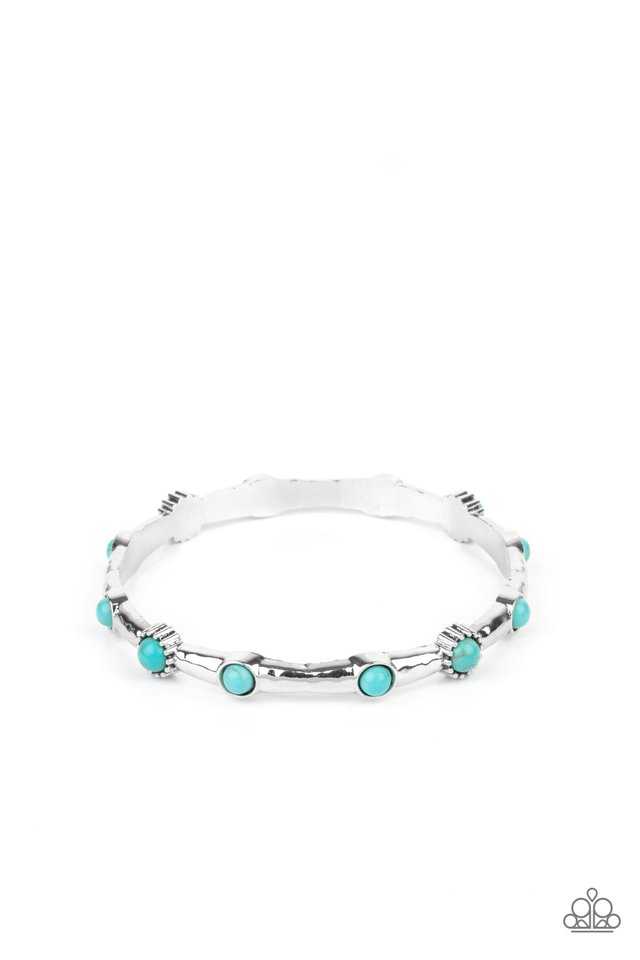 Rebel Sandstorm - Blue - Paparazzi Bracelet Image