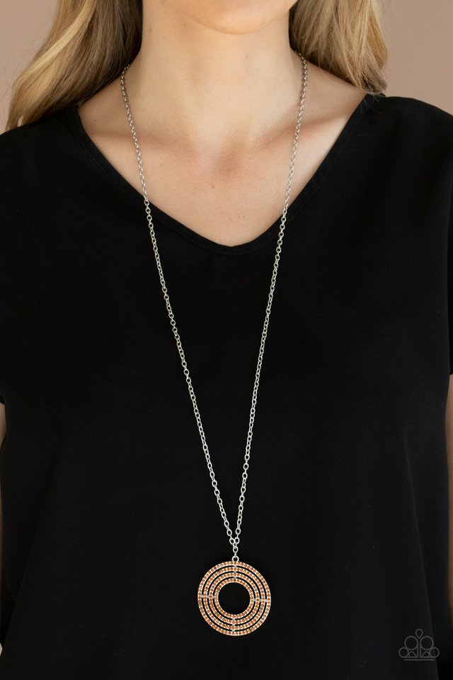 High-Value Target - Brown - Paparazzi Necklace Image