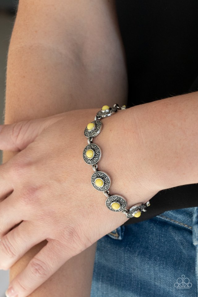 Springtime Special - Yellow - Paparazzi Bracelet Image