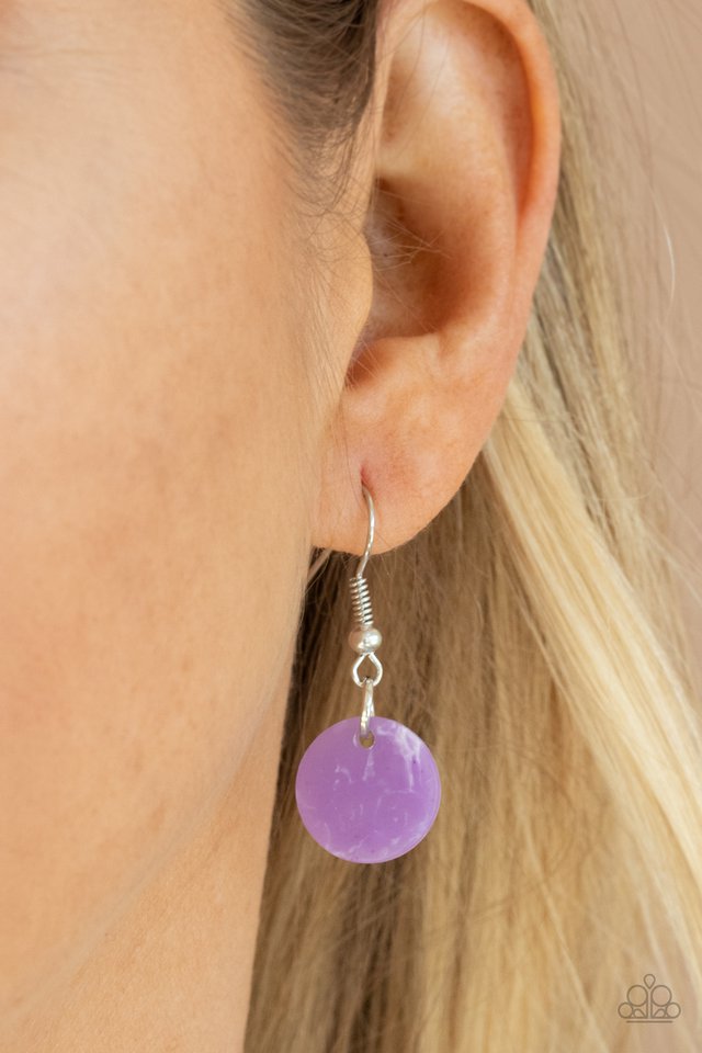 Flower Powered - Purple - Paparazzi Necklace Image