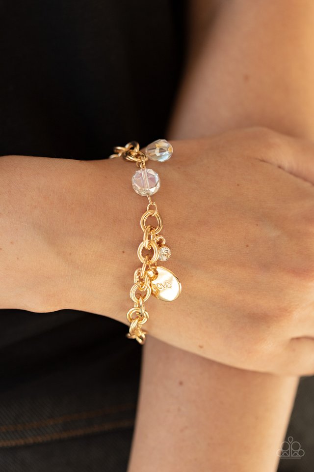 Lovable Luster - Gold - Paparazzi Bracelet Image