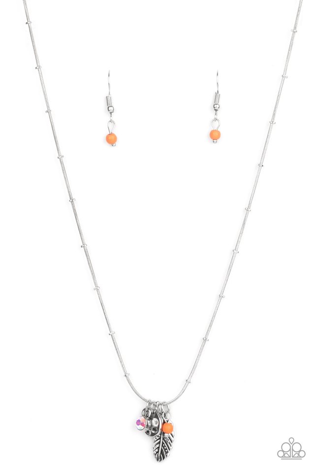 Wildly WANDER-ful - Orange - Paparazzi Necklace Image