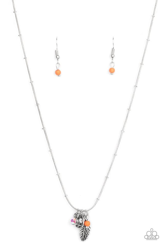 Wildly WANDER-ful - Orange - Paparazzi Necklace Image