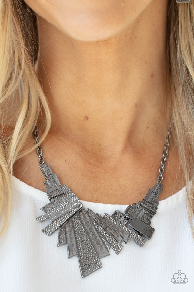 Happily Ever AFTERSHOCK - Black - Paparazzi Necklace Image
