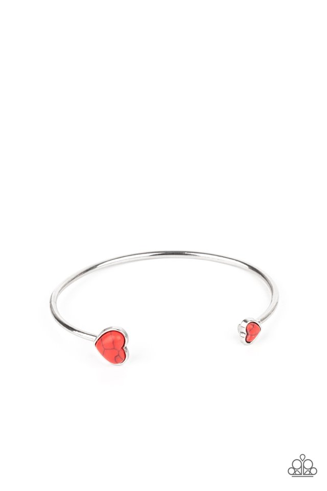 Romantically Rustic - Red - Paparazzi Bracelet Image