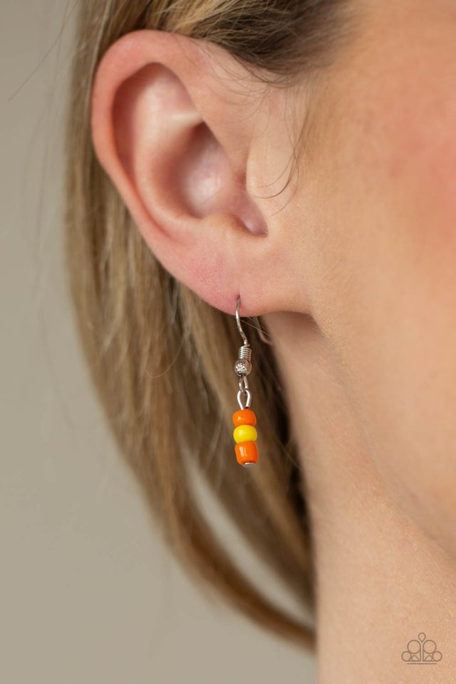 Summery Sensations - Orange - Paparazzi Necklace Image