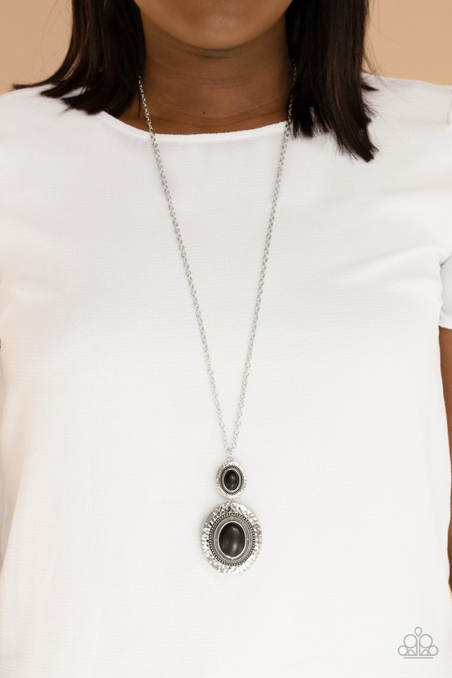 Southern Opera - Black - Paparazzi Necklace Image
