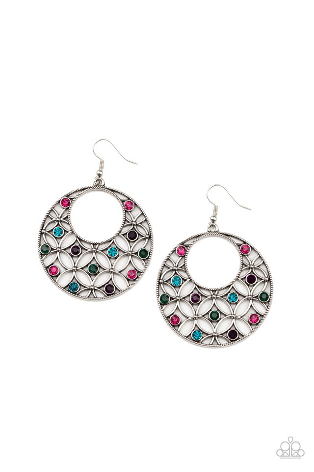 Garden Garnish - Multi - Paparazzi Earring Image