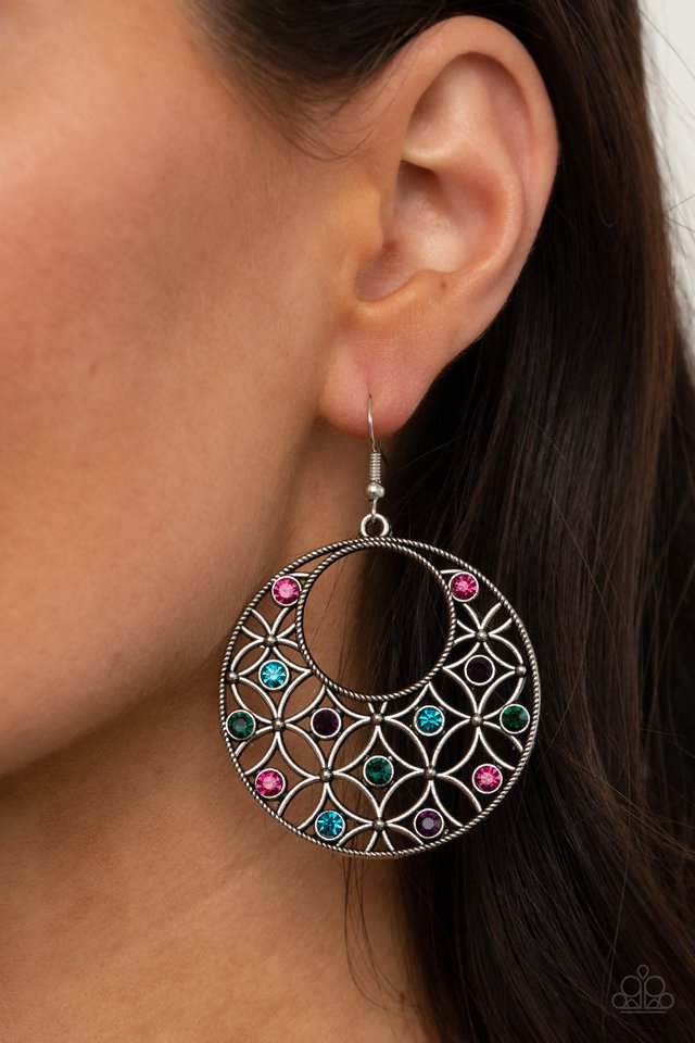 Garden Garnish - Multi - Paparazzi Earring Image