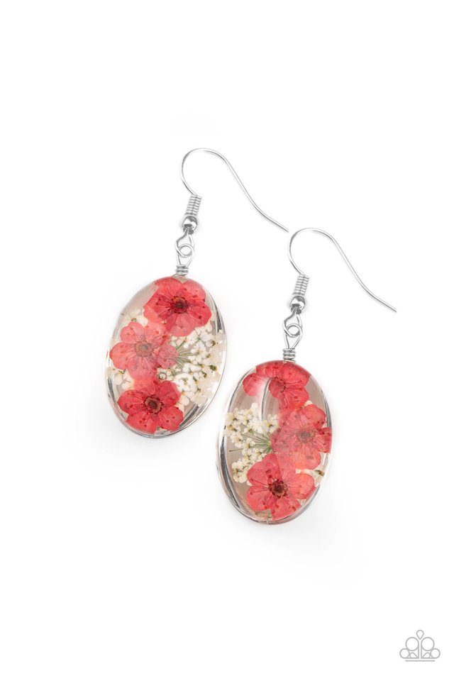 Encased Enchantment - Pink - Paparazzi Earring Image