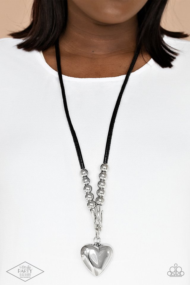 Forbidden Love - Black - Paparazzi Necklace Image