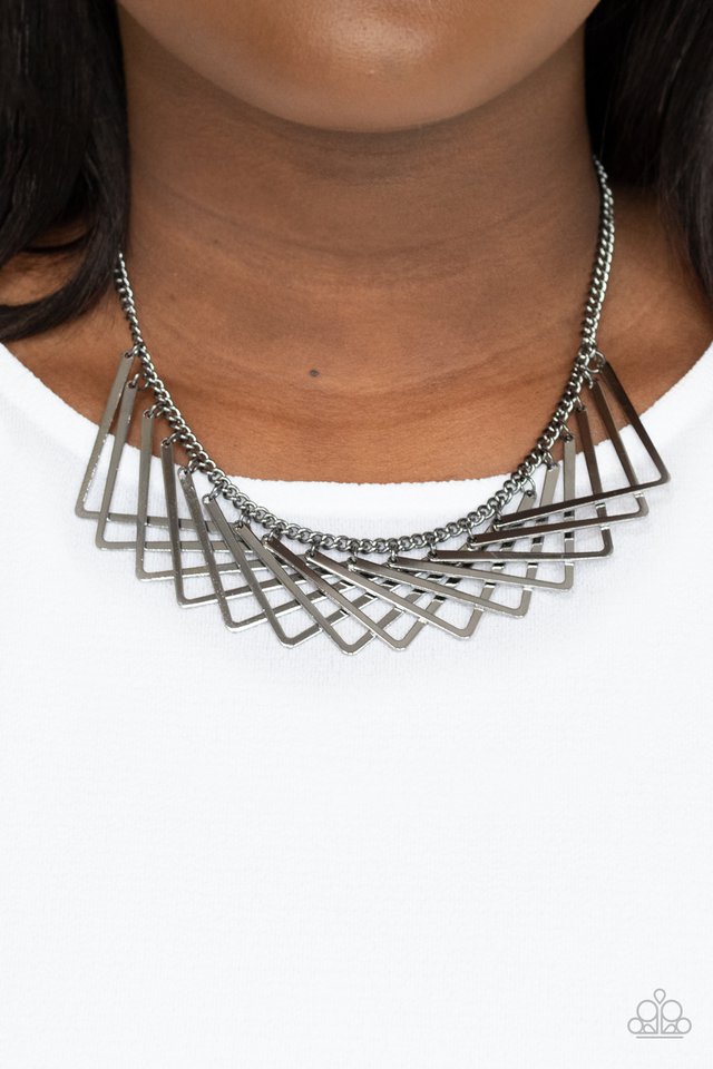 ​Metro Mirage - Black - Paparazzi Necklace Image