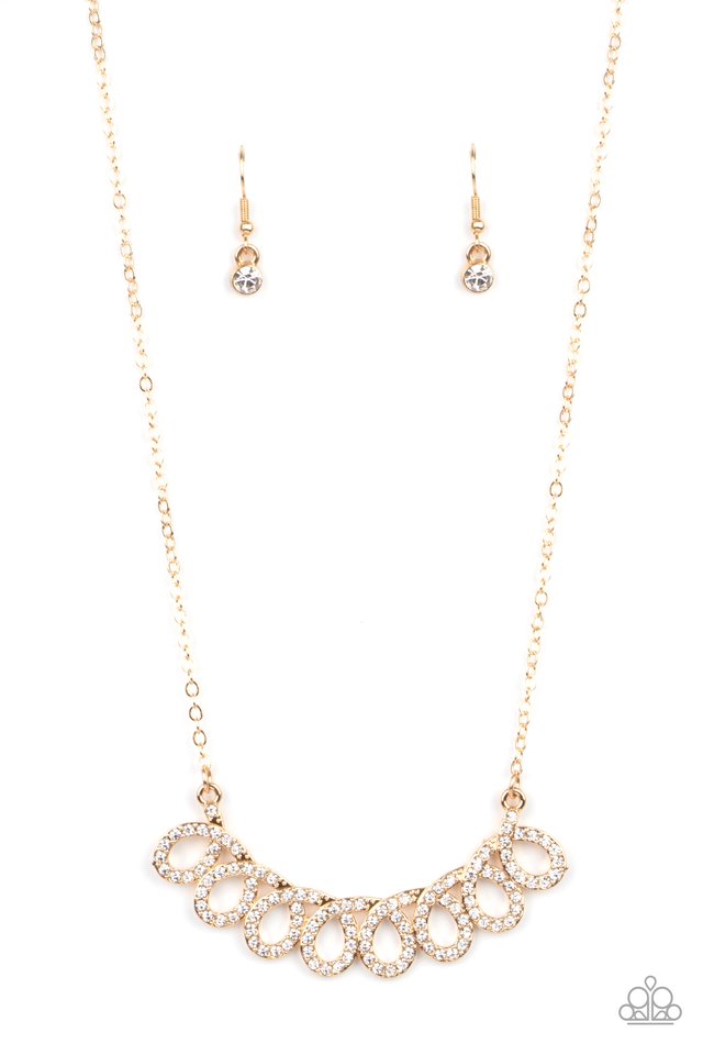 Timeless Trimmings - Gold - Paparazzi Necklace Image