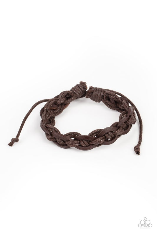 Rugged Adventure - Brown - Paparazzi Bracelet Image