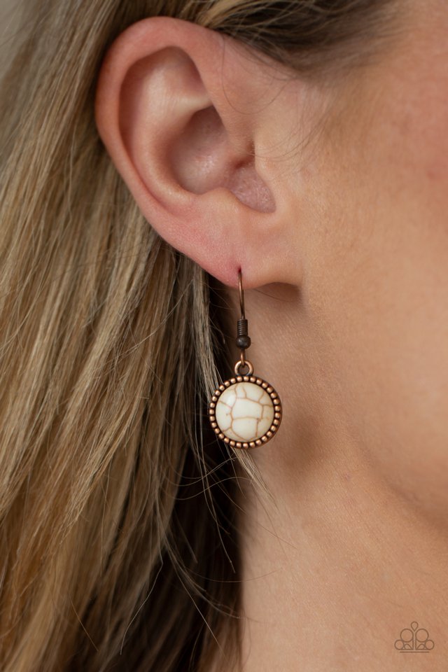 Terrestrial Trailblazer - Copper - Paparazzi Necklace Image