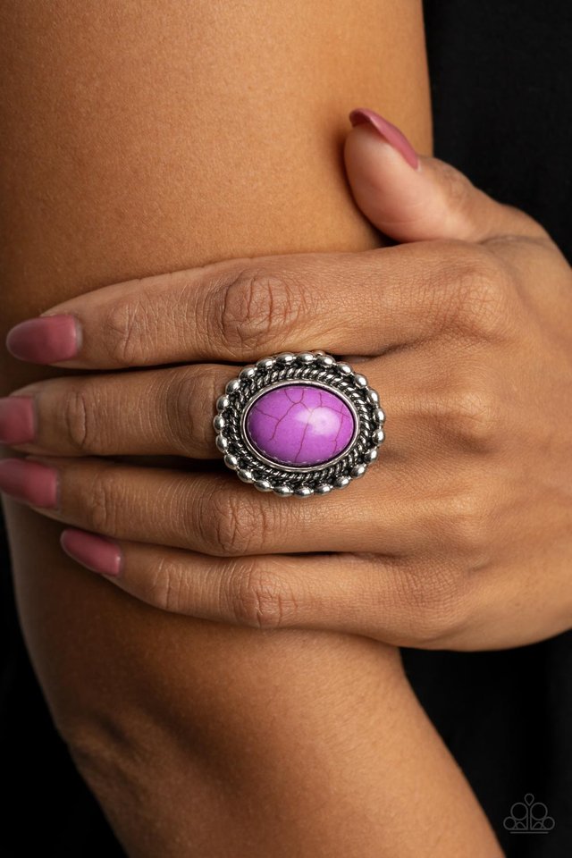 Sedona Soul - Purple - Paparazzi Ring Image