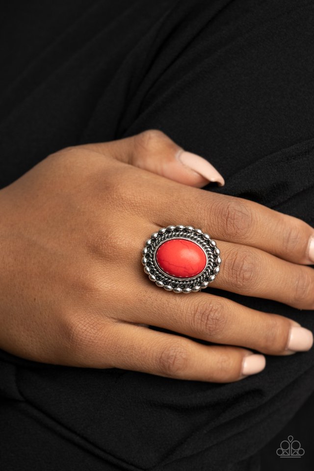 Sedona Soul - Red - Paparazzi Ring Image