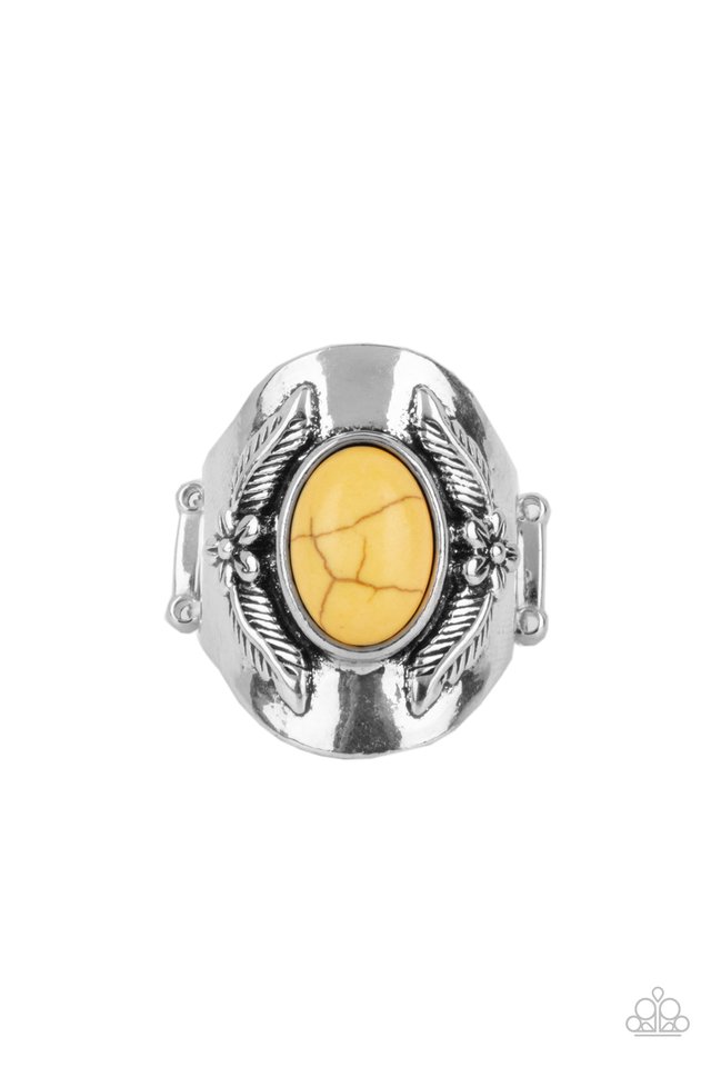 Santa Fe Sanctuary - Yellow - Paparazzi Ring Image