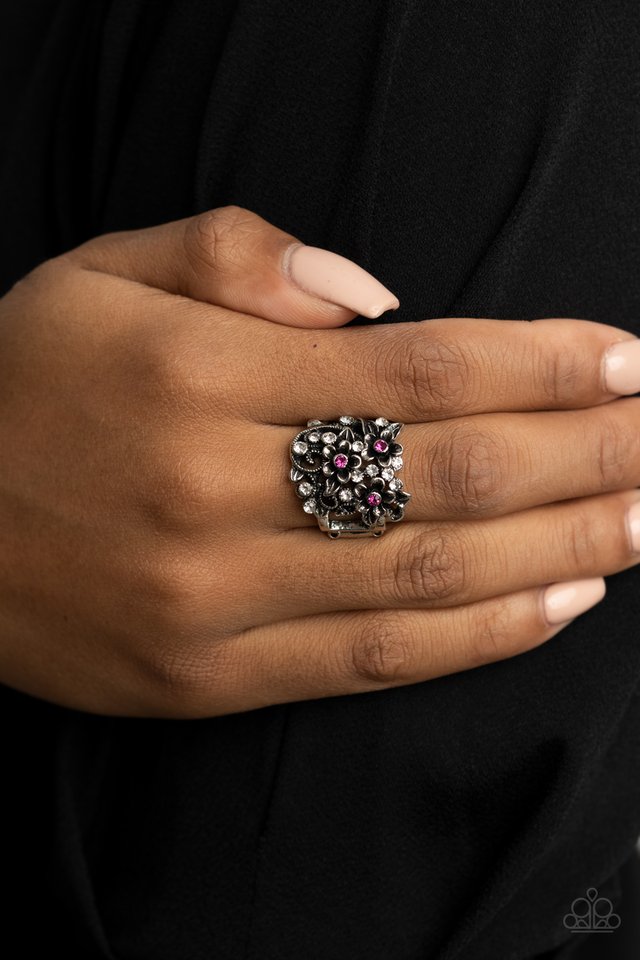 Perfectly Perennial - Pink - Paparazzi Ring Image