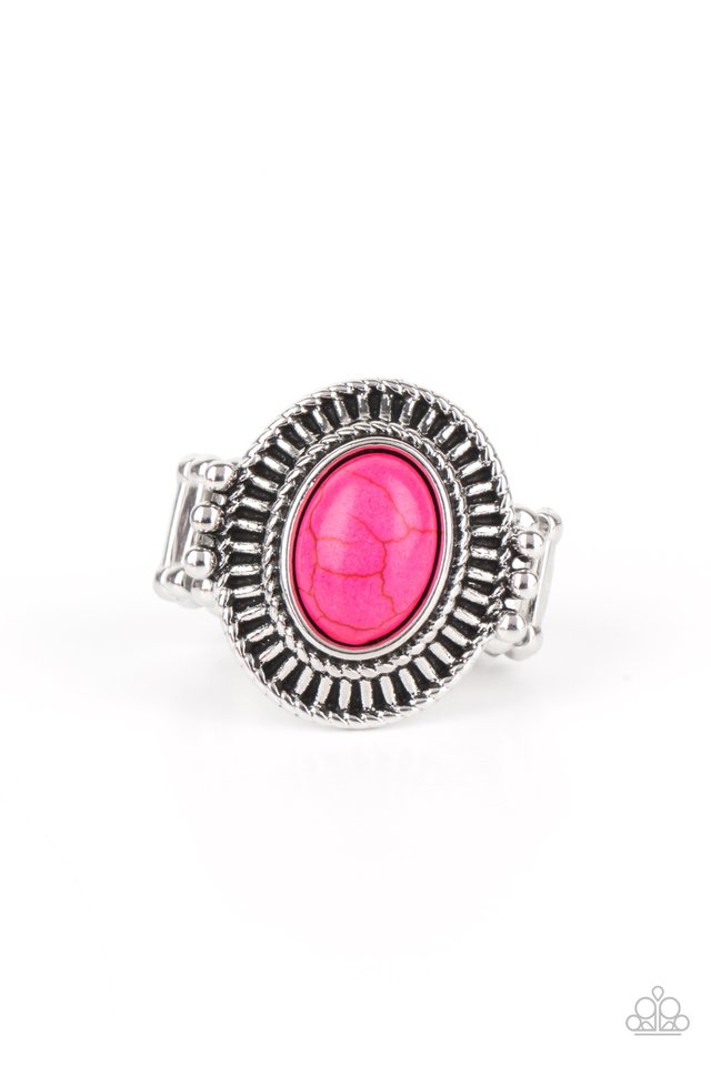 BADLANDS To The Bone - Pink - Paparazzi Ring Image
