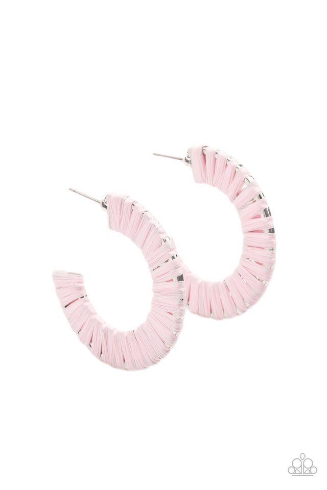 A Chance of RAINBOWS - Pink - Paparazzi Earring Image