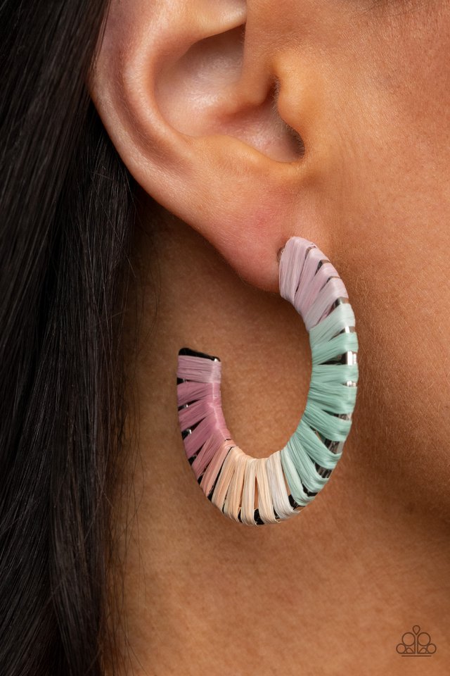 A Chance of RAINBOWS - Multi - Paparazzi Earring Image