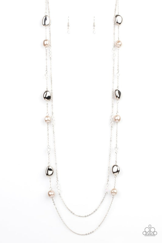 Gala Goals - Brown - Paparazzi Necklace Image