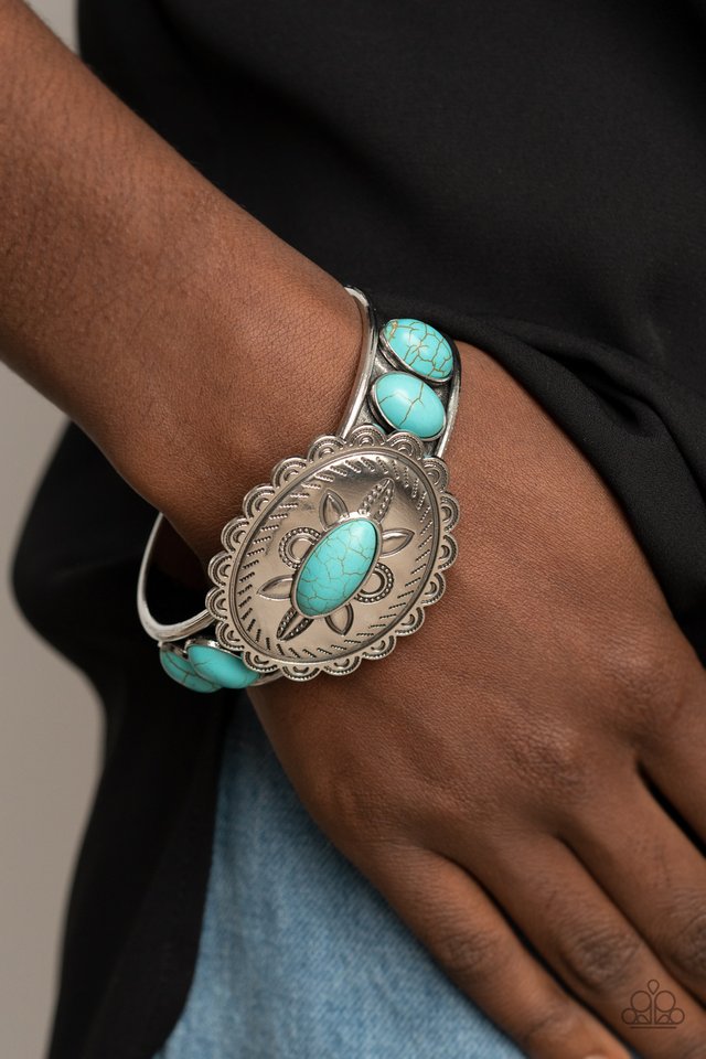​Canyon Heirloom - Blue - Paparazzi Bracelet Image