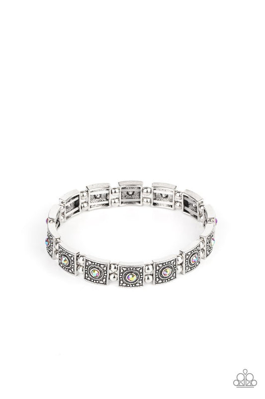 Cosmic Conquest - Orange - Paparazzi Bracelet Image