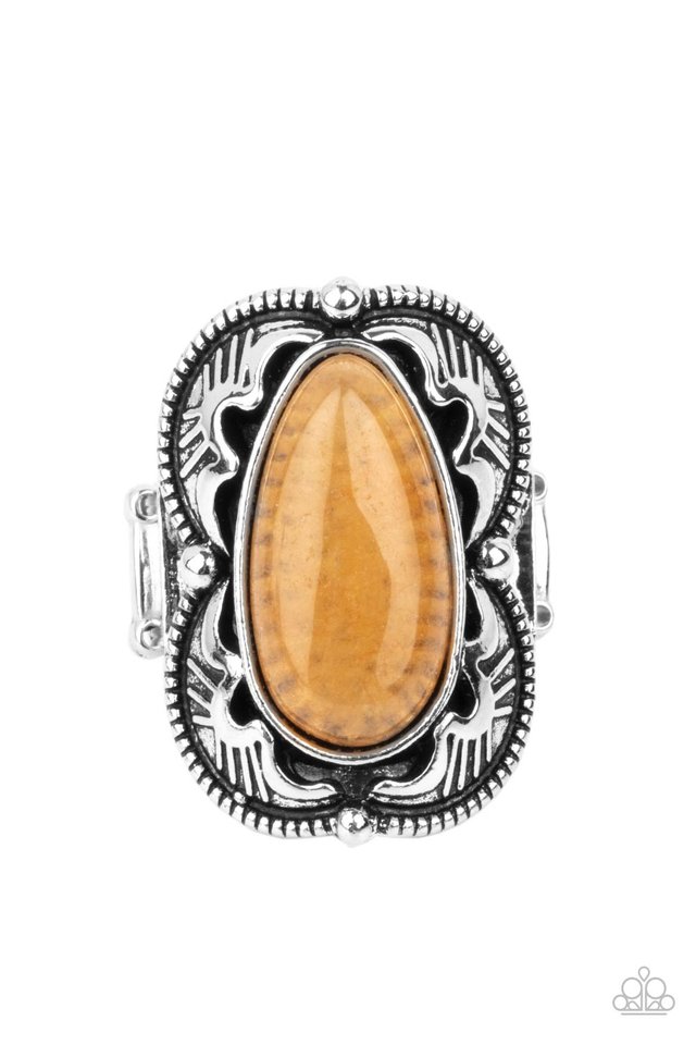 Mystical Mambo - Orange - Paparazzi Ring Image