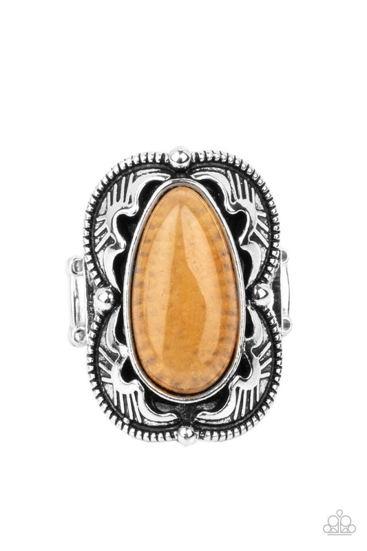 Mystical Mambo - Orange - Paparazzi Ring Image