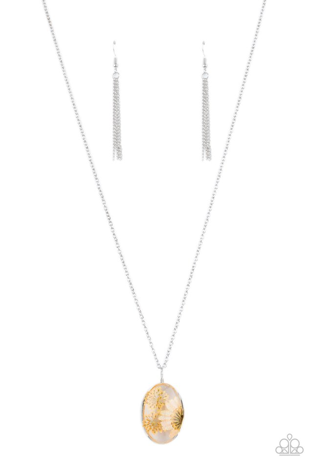 Boho Garden Parties - Orange - Paparazzi Necklace Image