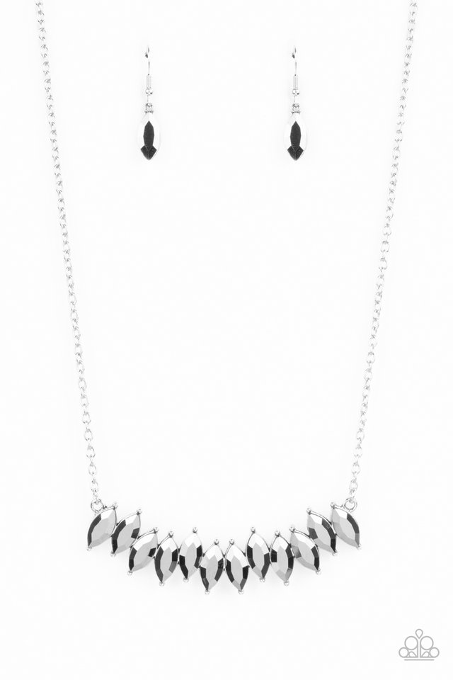 ​Icy Intensity - Silver - Paparazzi Necklace Image