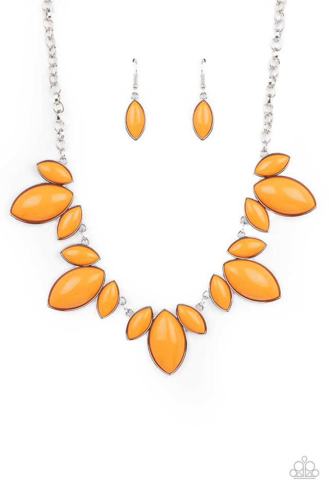 ​Viva La Vacation - Orange - Paparazzi Necklace Image