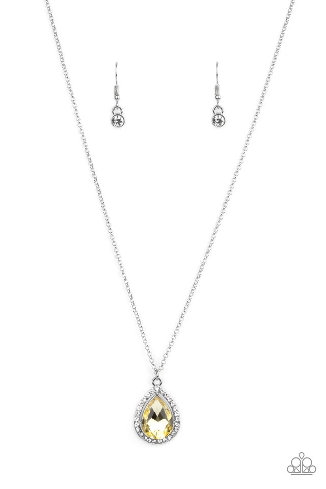 ​Duchess Decorum - Yellow - Paparazzi Necklace Image