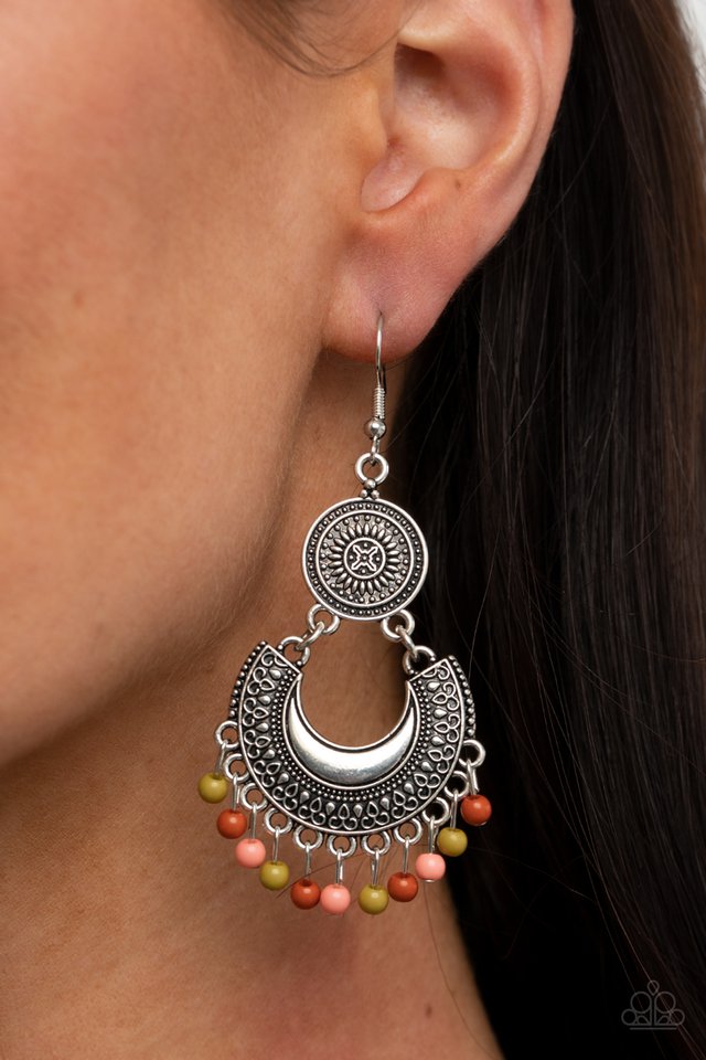 Yes I CANCUN - Multi - Paparazzi Earring Image