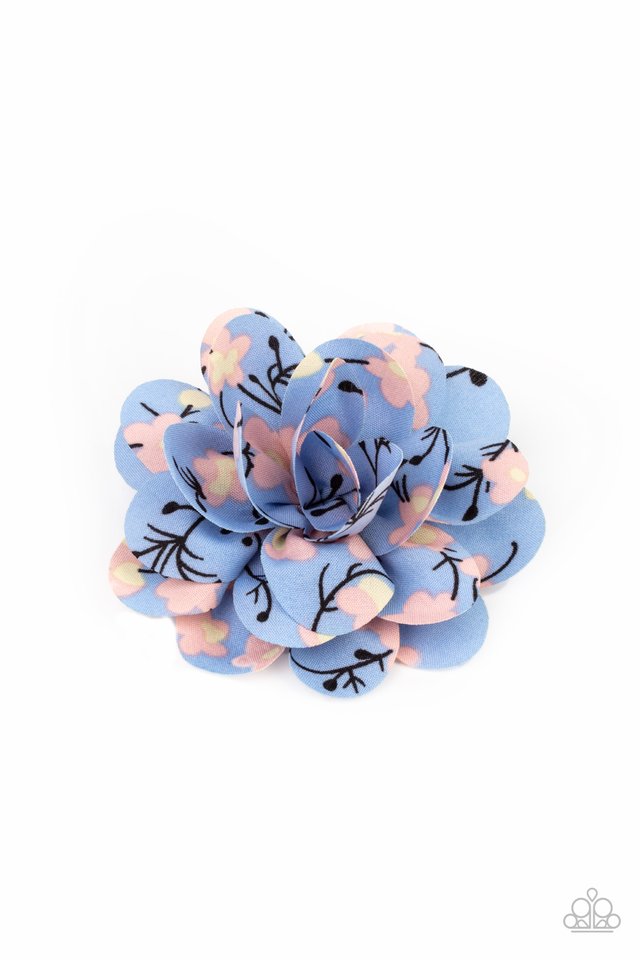 Springtime Eden - Blue - Paparazzi Hair Accessories Image