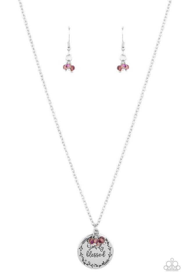 ​Simple Blessings - Purple - Paparazzi Necklace Image