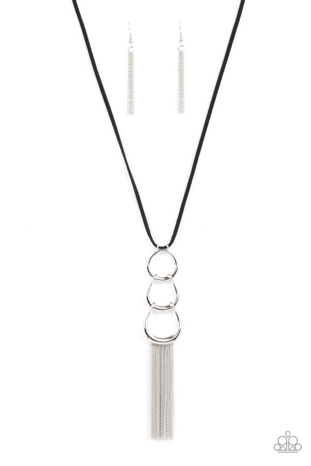​Industrial Conquest - Black - Paparazzi Necklace Image