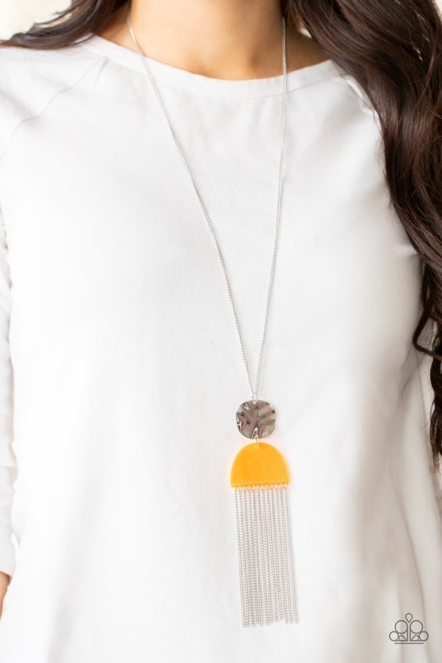 Color Me Neon - Orange - Paparazzi Necklace Image