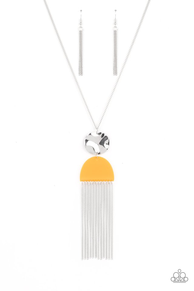 Color Me Neon - Orange - Paparazzi Necklace Image